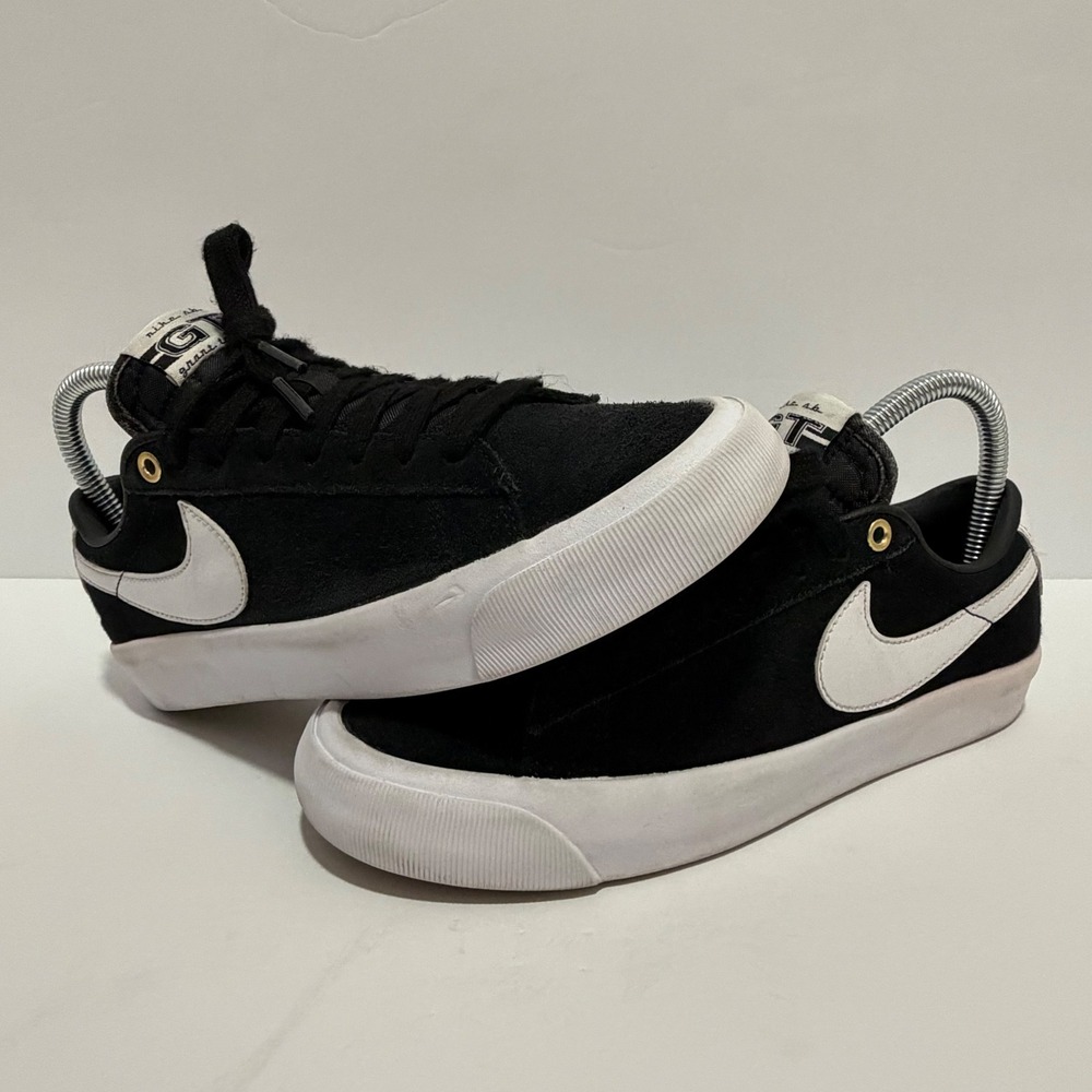 Nike SB Blazer Low Pro GT Black White Grant Taylor Skate Shoes DC7695-002 Mens 5